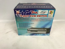 Linkskey 2-Port USB KVM Switch W/Audio & Microphone Switching DVI-202AU NIB picture