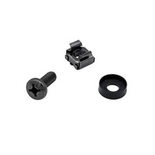 100 Pack M6x16mm Rack Mount Cage Nuts & Screws & Washers for Rack Mount Serve picture