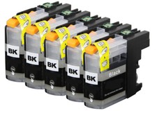 5PK BLACK Replacement Ink fits Brother LC203 MFC-J4420DW MFC-J460DW MFC-J4620DW picture