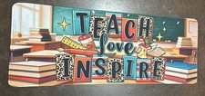 Teach Love Inspire Computer Desk Mat 31x11 picture