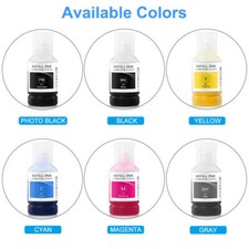 6*135ML Eco Sublimation Ink For 011 012 552 L8168 L8188 ET-8500 ET-8550 picture