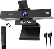 Zoom Certified, NexiGo N950P 4K Zoomable Webcam with Remote Control picture
