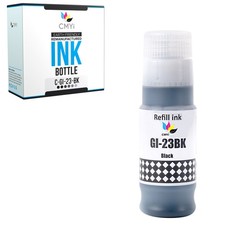 CMYi Compatible Black Color Ink Bottles Lot fits Canon GI-23 PIXMA G620 picture