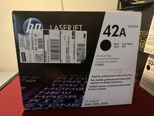 HP 42A Q5942A Black OEM Toner LaserJet 4240 4250 4350 Sealed Box NEW Printer Ink picture