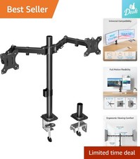 Versatile Dual Monitor Stand - Supports Up to 32'' Screens with Metal Build picture