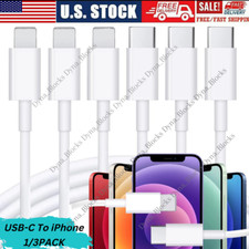 Fast Charger Cable For iPhone 14 13 12 11 XS XR Max iPad PD Charging Cord USB-C picture