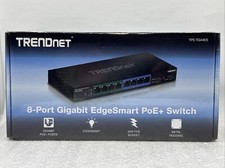 TRENDnet 8-Port Gigabit EdgeSmart PoE+ Switch TPE-TG44ES Ethernet Switch in Box picture