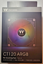 Thermaltake - CT 120 ARGB Sync 120mm Cooling Fan with Daisy-Chain - Open Box picture