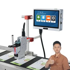 12.7mm automatic online inkjet printer does not include conveyor printing code picture