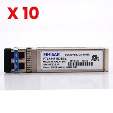 Lot of 10 FTLX1471D3BCL Finisar 10Gb/s 10km 1310nm Single Mode Datacom SFP+ picture