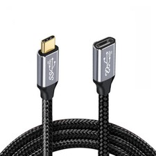 Cablecc Male to Female USB-C USB 3.1 Type-C Cable 10Gbps 100W Extension Data picture