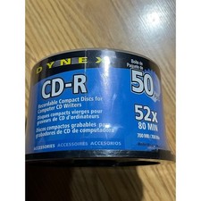 Dynex CD-R 50 Pack 52x 80 Min 700MB Blank Recordable Media Spindle DX-CR50S picture
