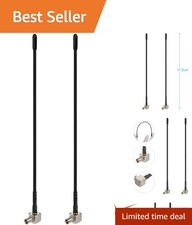 Lightweight 4G LTE Antenna 2-Pack - TS9 Right Angle Connector for Versatility picture