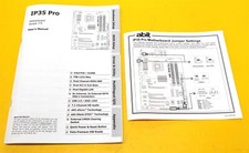 ⭐️⭐️⭐️⭐️⭐️ ABit IP35 Pro Motherboard User Manual & Jumper Settings 4301-0000-89 picture