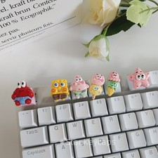 SpongeBob Artisan Resin Keycap Handmade Custom MX Cherry Mechanical Keyboard picture
