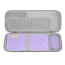 Geekria Carrying Case for K380 + M350 pebble mouse Combo Case (Lavender) picture