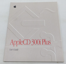 1994 Apple AppleCD 300i Plus User's Guide vintage computer book picture