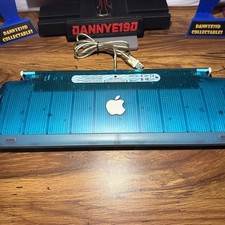RARE Vintage Apple USB Keyboard M2452 (1998) Bondi Blue iMac Works Perfect picture