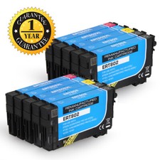 Generic 10pk T802XL Color Ink Cartridge For Epson WorkForce WF-4720 4730 EC-4020 picture