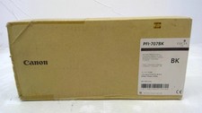 Genuine Factory Sealed Canon PFI-707BK Black Inkjet Cartridge 707 dated 2020 picture