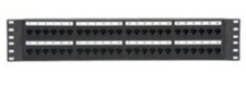 Cat 5e Patch Panel - NetKey 2u 48 Port - IDC 110 Termination - Panduit NK5EPP48P picture