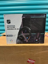 New York Rangers NHL Gridiron Gaming Battle Box LED Headphones, Mouse Pad, Mouse picture