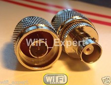 N Male Jack to BNC Female plug RF coaxial Adapter RF Connector USA picture