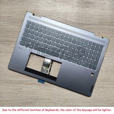 New For Lenovo Yoga 7 2-IN-1 16AHP9 Palmrest With Backlit Keyboard Silver Gray picture
