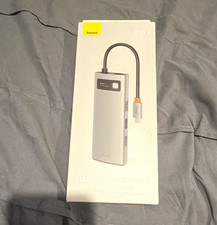 Baseus Starjoy 9-in-1 USB-C Hub Dual HDMI RJ45 1000Mbps SD/TF USB PD picture