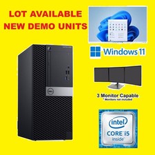 🍀 NEW DEMO Dell Optiplex 5060 MT i5-8600 3.1 16GB 256GB SSD 4K WiFi 6-CORE LOT picture