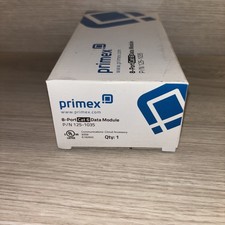 Primex 125-1035 8-Port CAT 6 Data Module - New In Box, Multiple Available picture