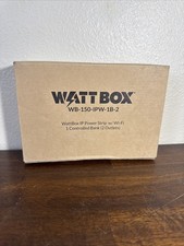 New WattBox WB-150-IPW-1B-2 Wi-Fi Smart 2-Outlets IP Power Strip picture