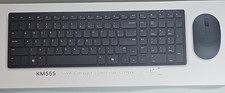 Dell KM555 Compact Silent Keyboard & Mouse Bundle Dual-Mode Black Recycled picture