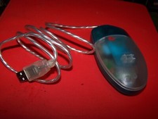 MacAlly Mouse USB Mouse Translucent clear and Blue picture