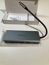 UDS012 USB C Laptop Docking Station Dual Monitor 9-in-1 Adapter Hub picture