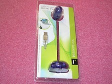 iessentials USB-Powered LED Desk Fan (Purple/Silver) BRAND NEW RETAIL BOX picture
