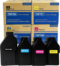 Chip 4-Pack Toner Cartridges BCMY BN TNP79 Hoieayton Compatible with Konica picture