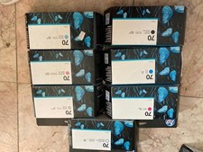 New  Set 7 HP 70 C9448A C9452A C9453A C9451A C9455A C9390A  Ink Cartridges picture