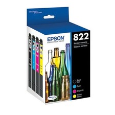 Epson 822 T822120-BCS Ink Cartridges C/M/Y/K 4-Pack Standard  picture