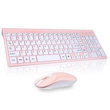 Wireless Keyboard Mouse Combo, cimetech Compact Full Size Wireless Keyboard and picture