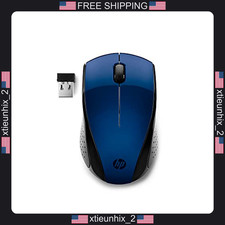 HP X3000 G3 Wireless Mouse Blue 1600 DPI Optical Sensor Portable picture
