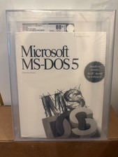 Microsoft MS-DOS 5 5.0 VGA Graded 3.5