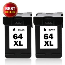 2x 64XL Black Ink Cartridge for HP 64 XL ENVY Photo 7855 7155 6255 6232 Printer picture