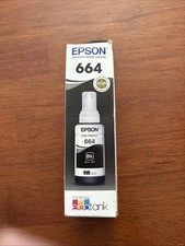Epson T664120 EcoTank Black Ink Bottle- 04/2025 picture