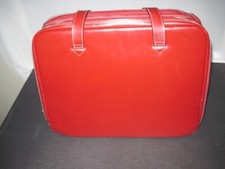 McKlein Leather Briefcase STUNNING Red Laptop Carrier Business Travel Bag picture