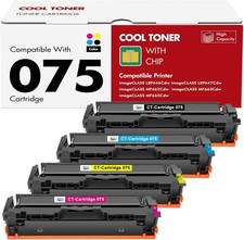 075 Toner Cartridge Set Compatible Canon MF663Cdw LBP647Cdw MF665CDW 4PK picture