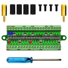 Ultra-Small RPi GPIO Status LED & Terminal Block Breakout Board Module for Ra... picture
