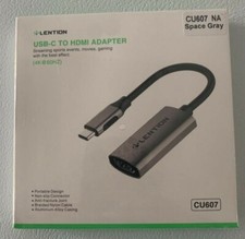 LENTION USB C to HDMI Adapter, 4K/60Hz Digital AV Compatible MacBook Pro picture