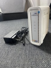 ARRIS SURFboard SB6190 DOCSIS 3.0 32 x 8 Gigabit Cable Modem White w Adapter  picture