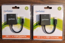 MANHATTAN USB 3.1 TO HDMI CONVERTER 151788 (2-PACK) picture